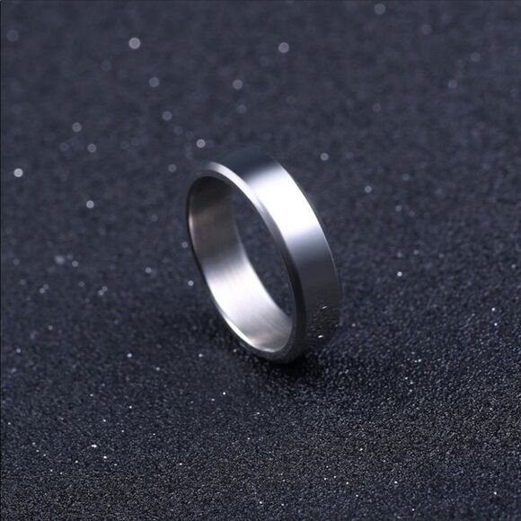 Titanium Plated Stainless Steel Ring - Picture 6 of 6